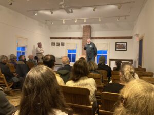 Storytelling event at the Tinmouth Old Firehouse